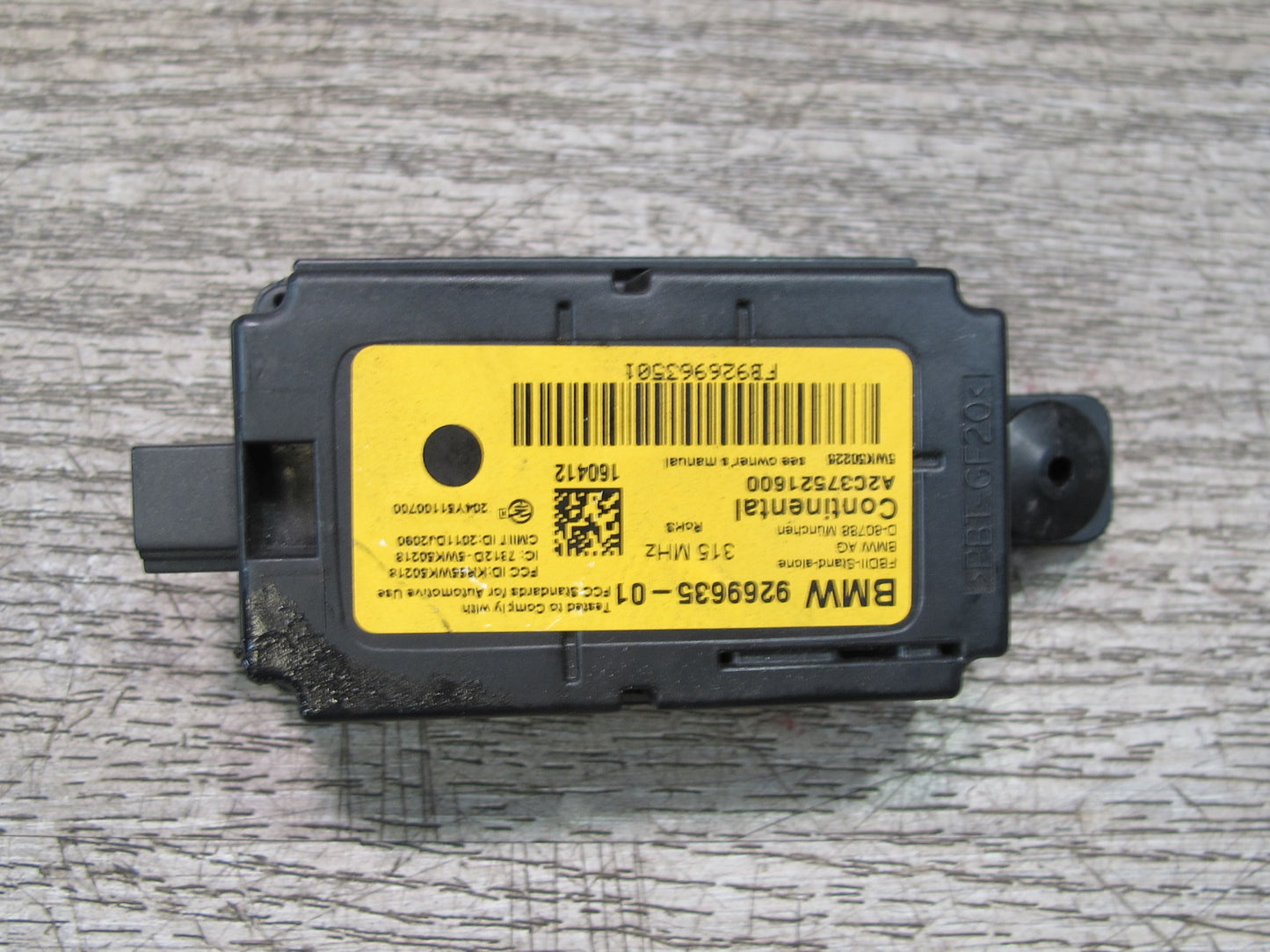 12-16 BMW F30 F31 F34 328i 335i Radio Remote Control Receiver Module 9269635 OEM