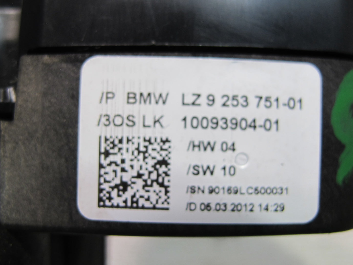 12-16 BMW F30 328i 335i Steering Column Turn Signal Wiper Multi Switch OEM