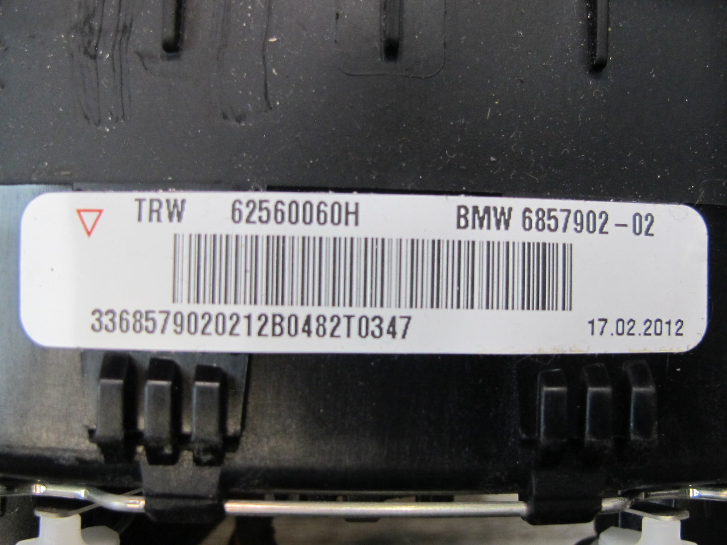 12-15 BMW F30 F31 FRONT LEFT DRIVER SIDE STEERING WHEEL SRS AIRBAG 6857902 OEM