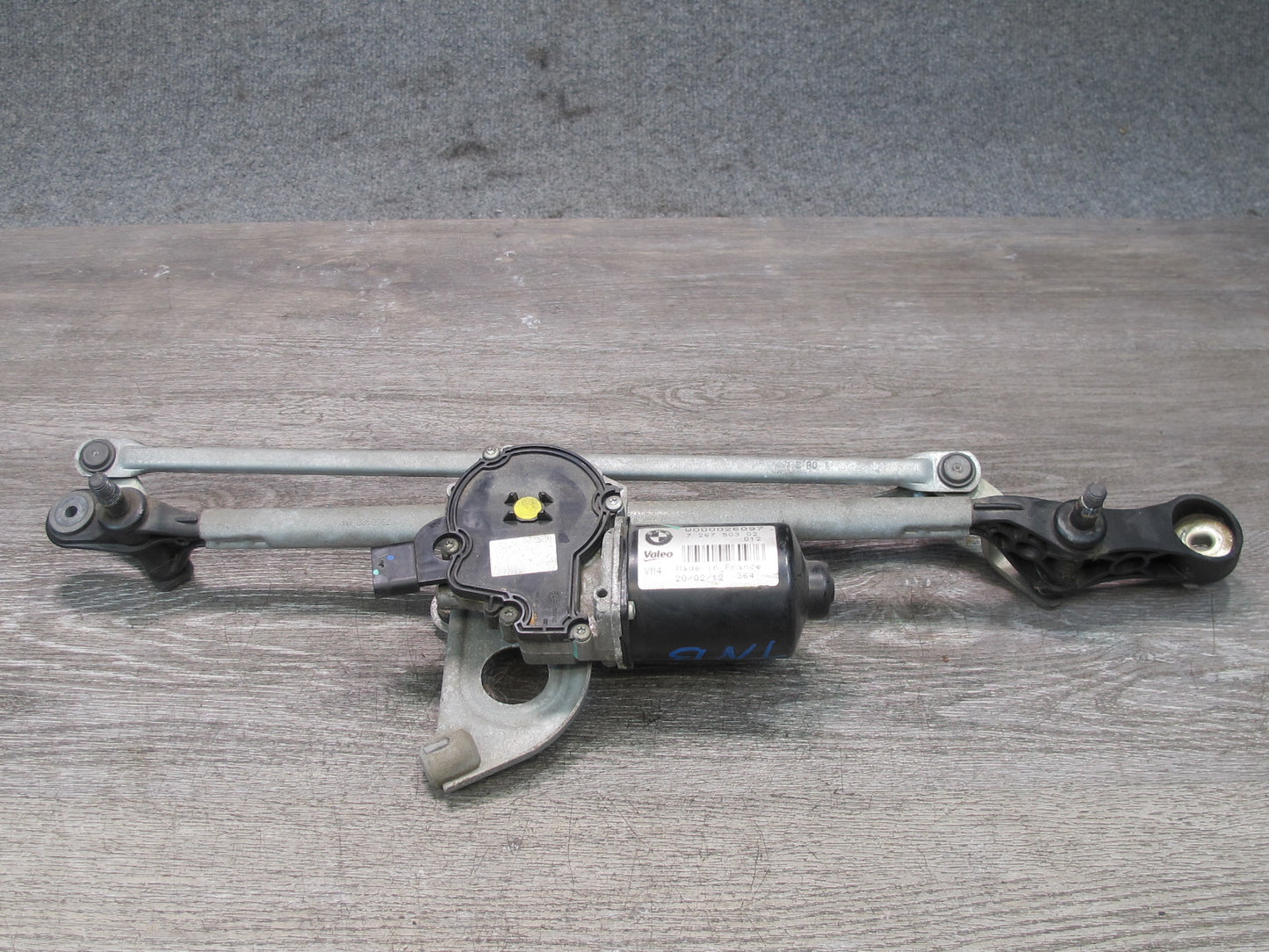 12-16 BMW F30 F31 F32 F34 335i Windshield Wiper Transmission Linkage w Motor OEM