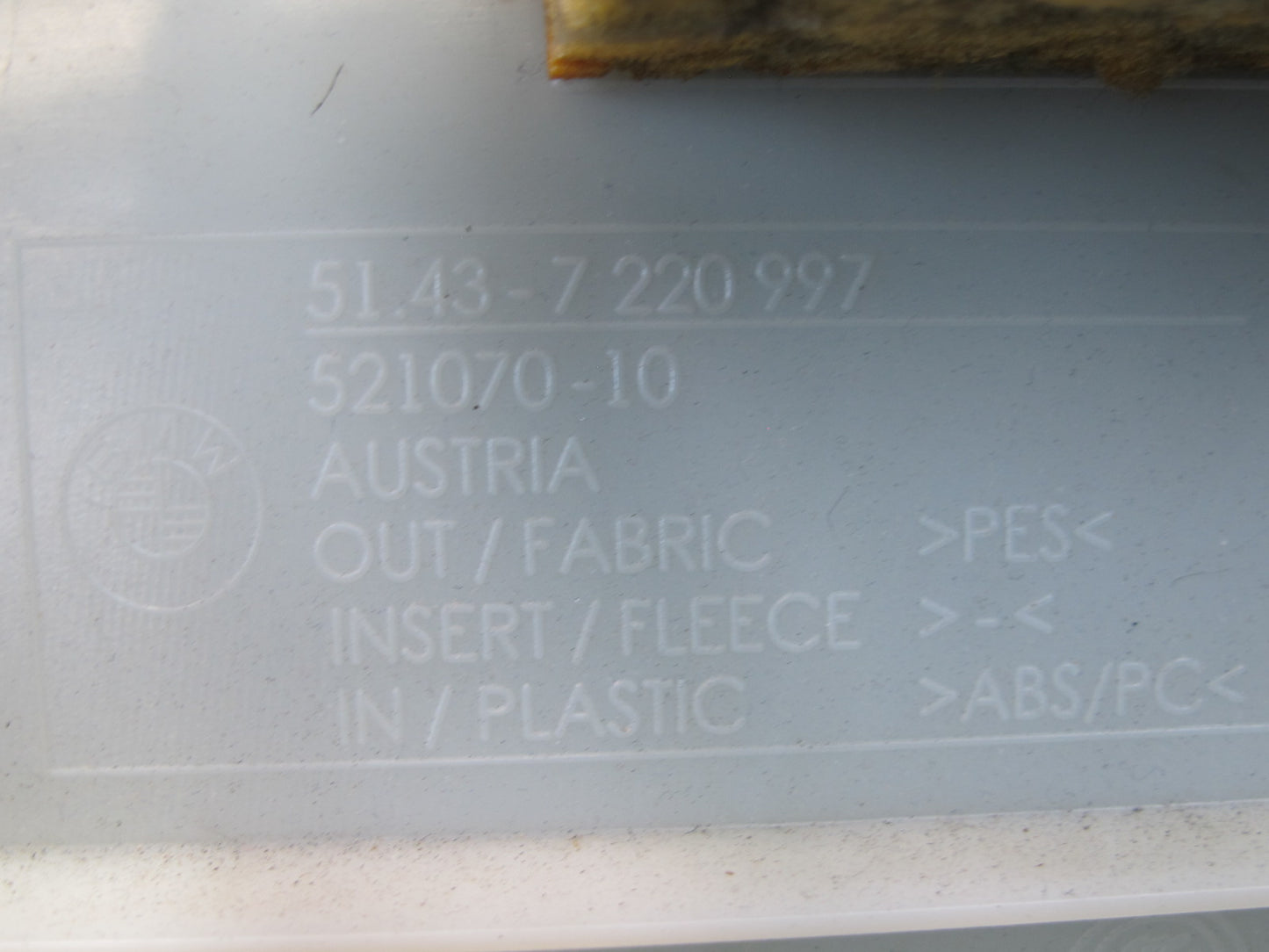 12-16 BMW F30 Sedan Set of 2 Left & Right Upper B Pillar Trim Cover Panel OEM