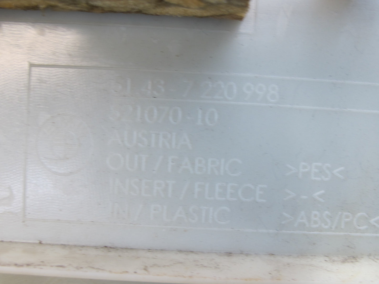 12-16 BMW F30 Sedan Set of 2 Left & Right Upper B Pillar Trim Cover Panel OEM