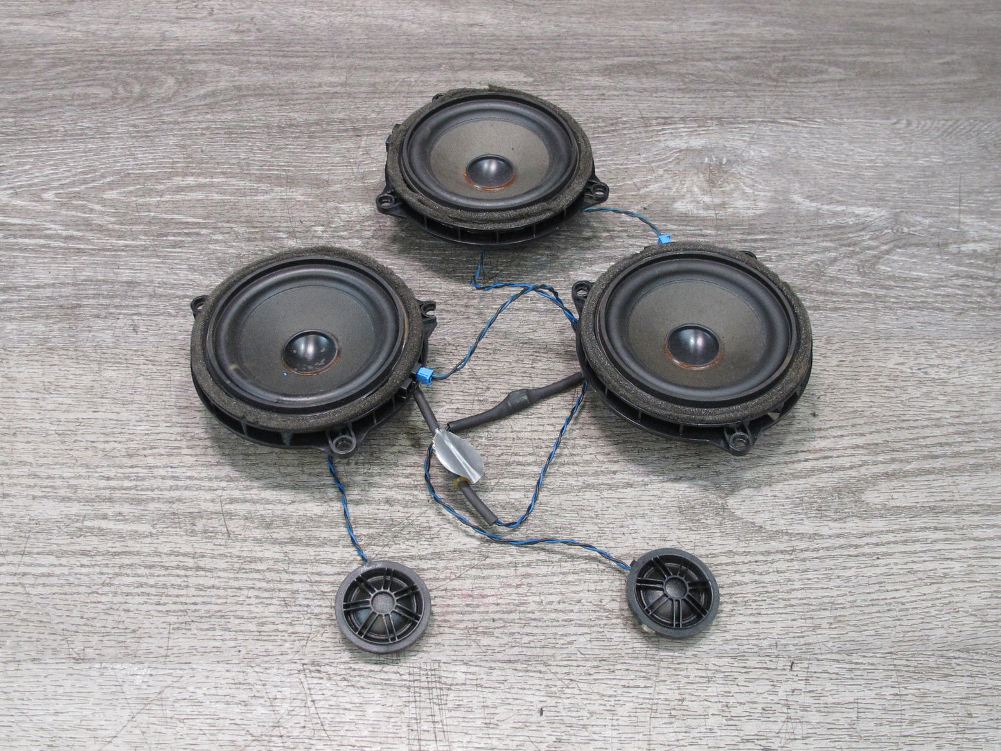 12-18 BMW F30 F31 F34 328i 335i Set of 5 Hifi Door Audio Tweeter Speaker OEM
