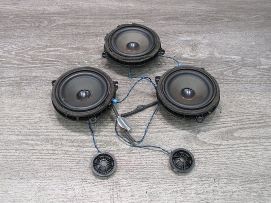 12-18 BMW F30 F31 F34 328i 335i Set of 5 Hifi Door Audio Tweeter Speaker OEM