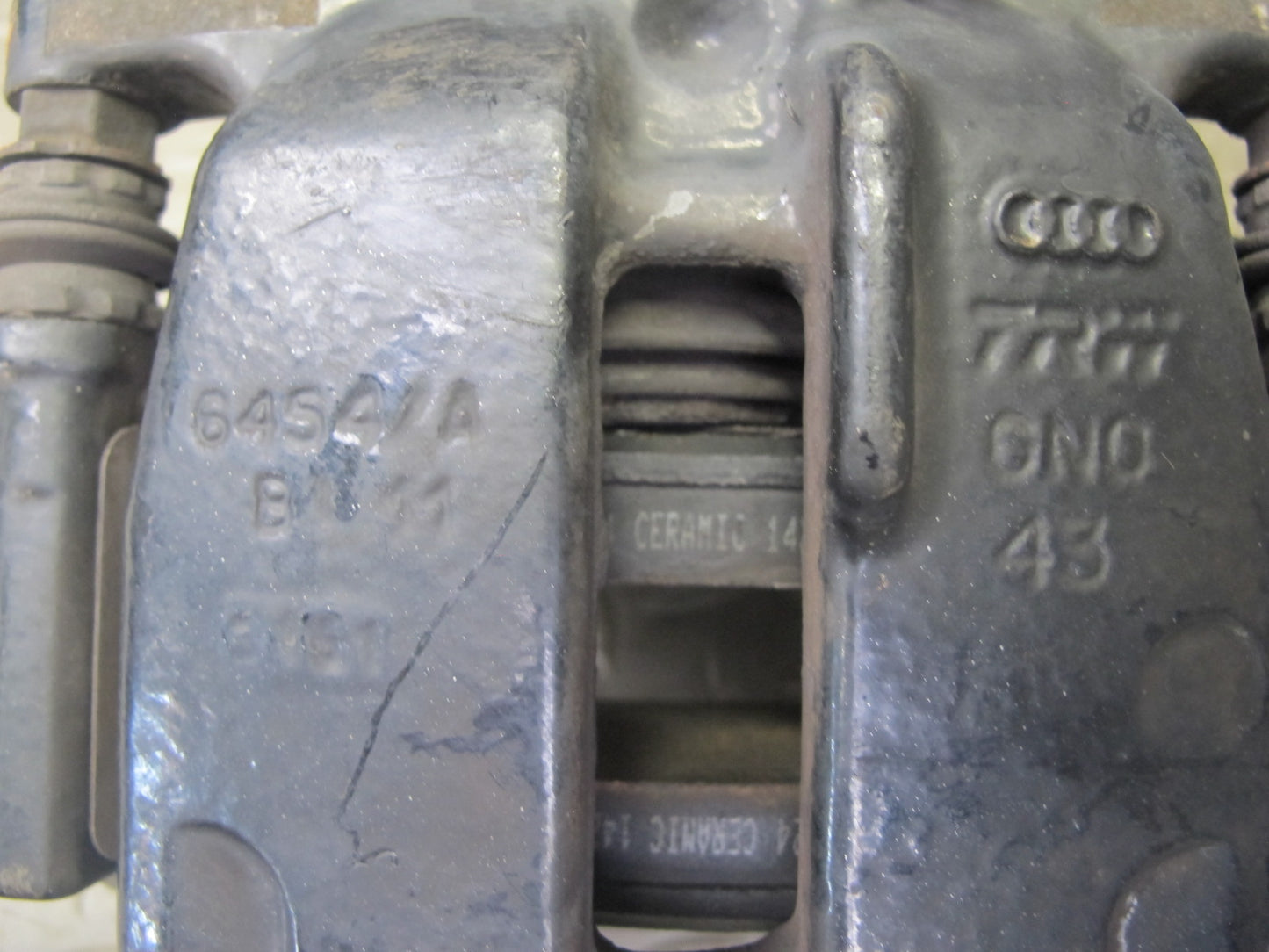 13-16 Audi B8 S4 AWD Set of 2 Rear Left & Right Brake Caliper OEM