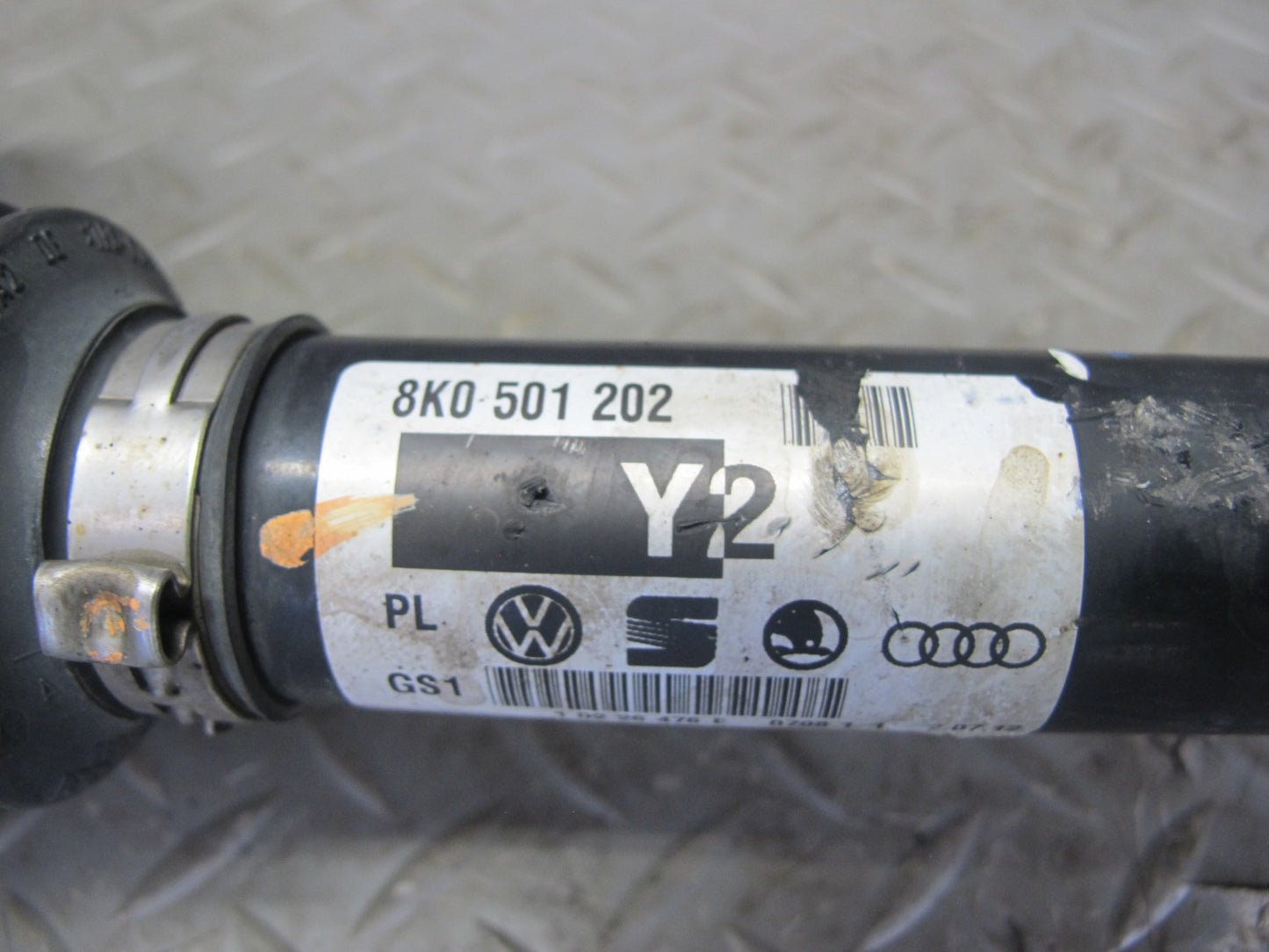 13-16 Audi S5 S4 3.0L AWD Rear Right Axle Shaft 8K0501202 OEM