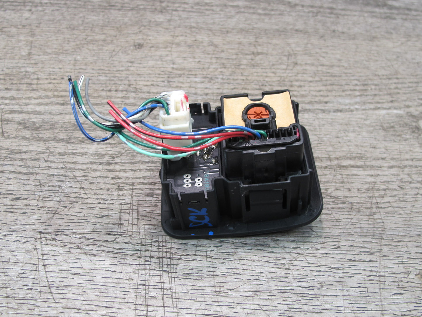 02-10 Lexus Z40 SC430 Mirror Switch & Headlight Washer Switch w Trim Black OEM