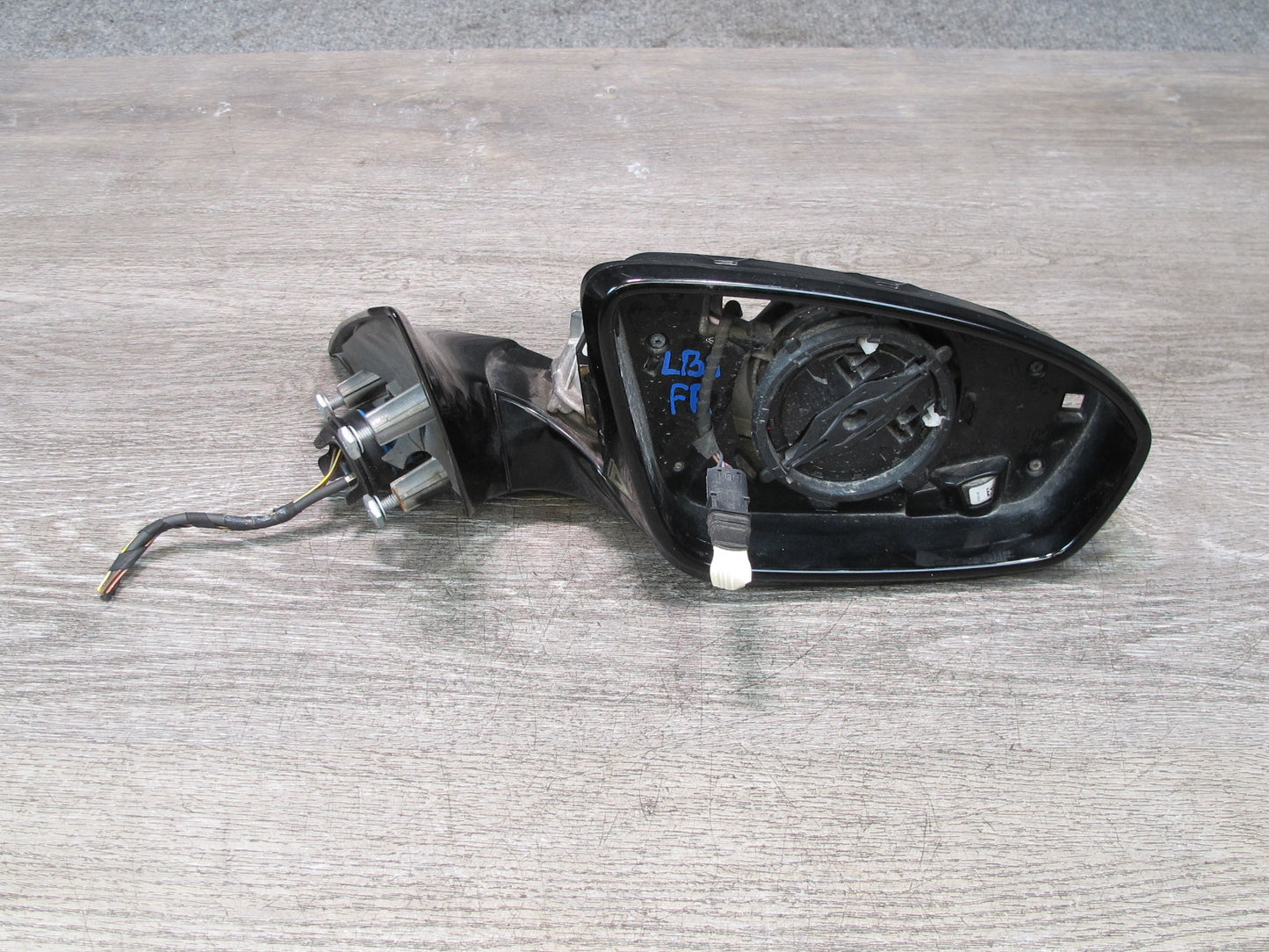 2012-2018 BMW F12 F13 M6 Right Pass Side Door Mirror W/o Glass & Cover Black