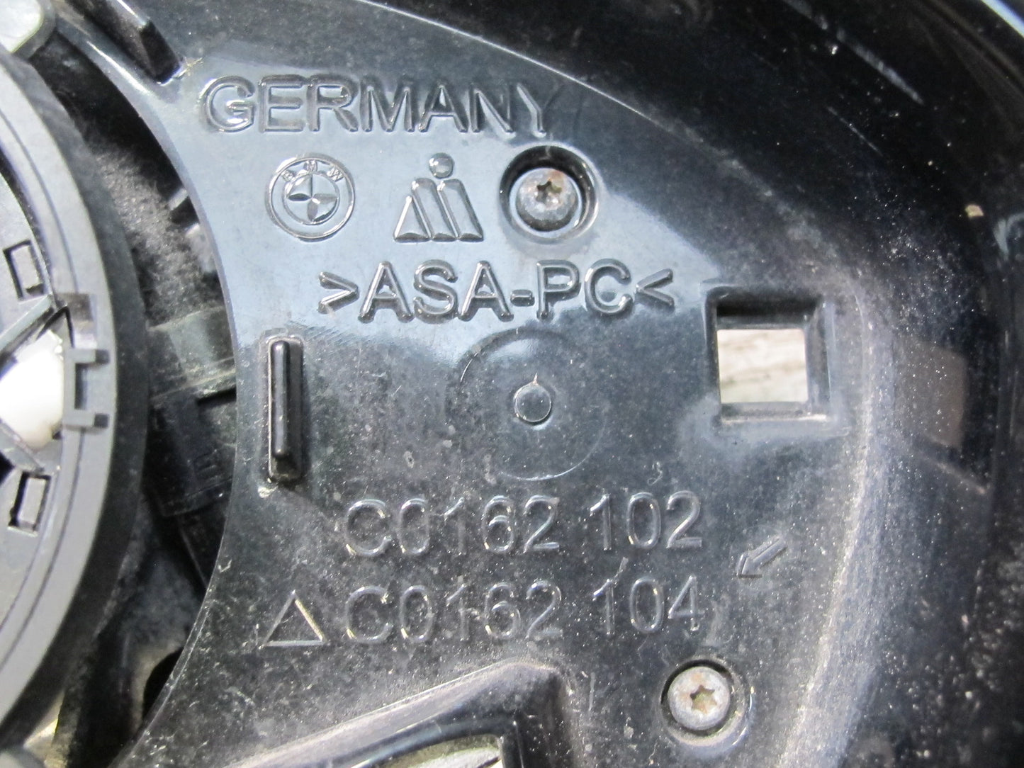 2012-2018 BMW F12 F13 M6 Right Pass Side Door Mirror W/o Glass & Cover Black