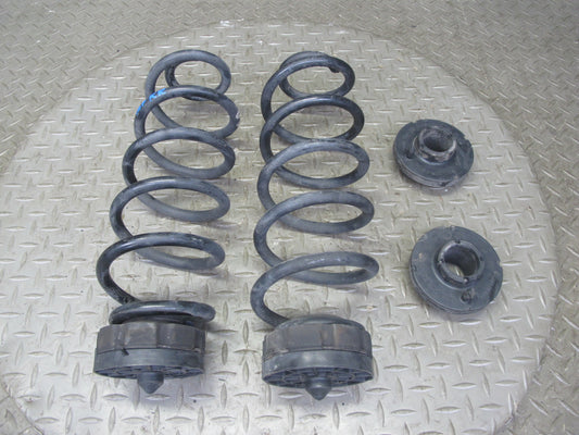 10-16 Audi S4 AWD Rear Left & Right Suspension Coil Spring w Pad Set OEM