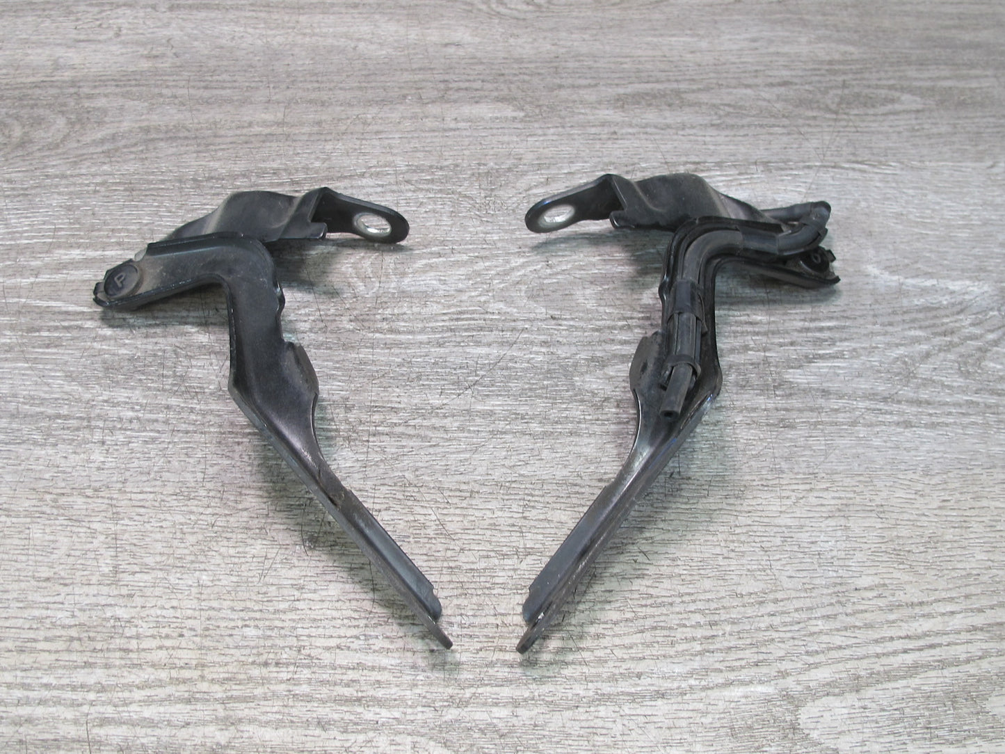 02-10 Lexus Z40 SC430 Set of 2 Front Left & Right Hood Bonnet Hinge Black OEM