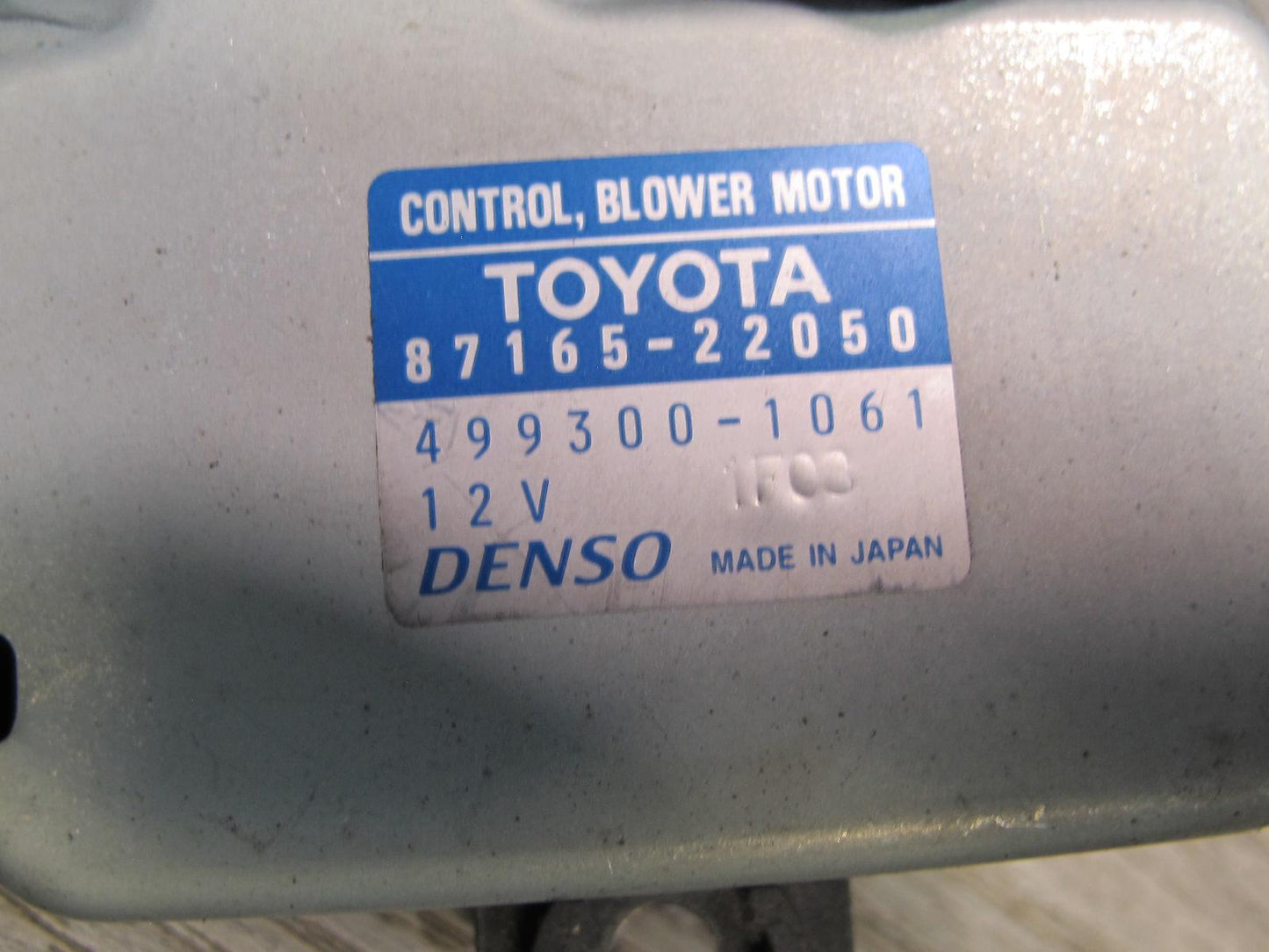 02-10 Lexus Z40 SC430 Hvac A/C Heater Blower Motor Fan w Control Module OEM