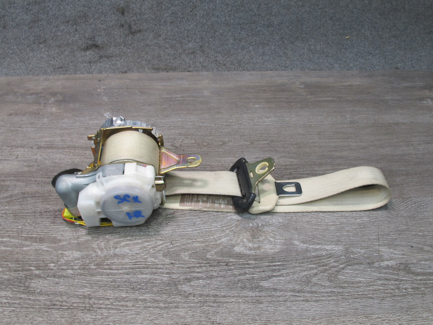 02-08 LEXUS SC430 Z40 FRONT LEFT & RIGHT SIDE SEATBELT RETRACTOR SET OEM