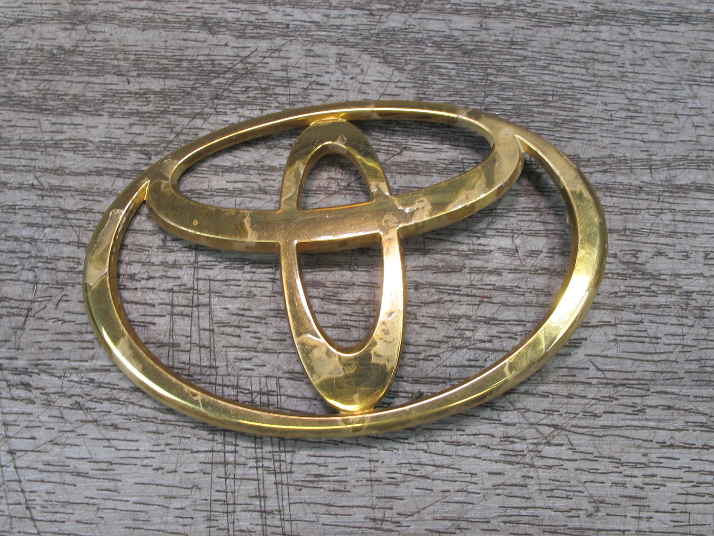 95-00 Toyota Celsior Rear Trunk Lid Badge Emblem Logo Symbol Set Gold OEM