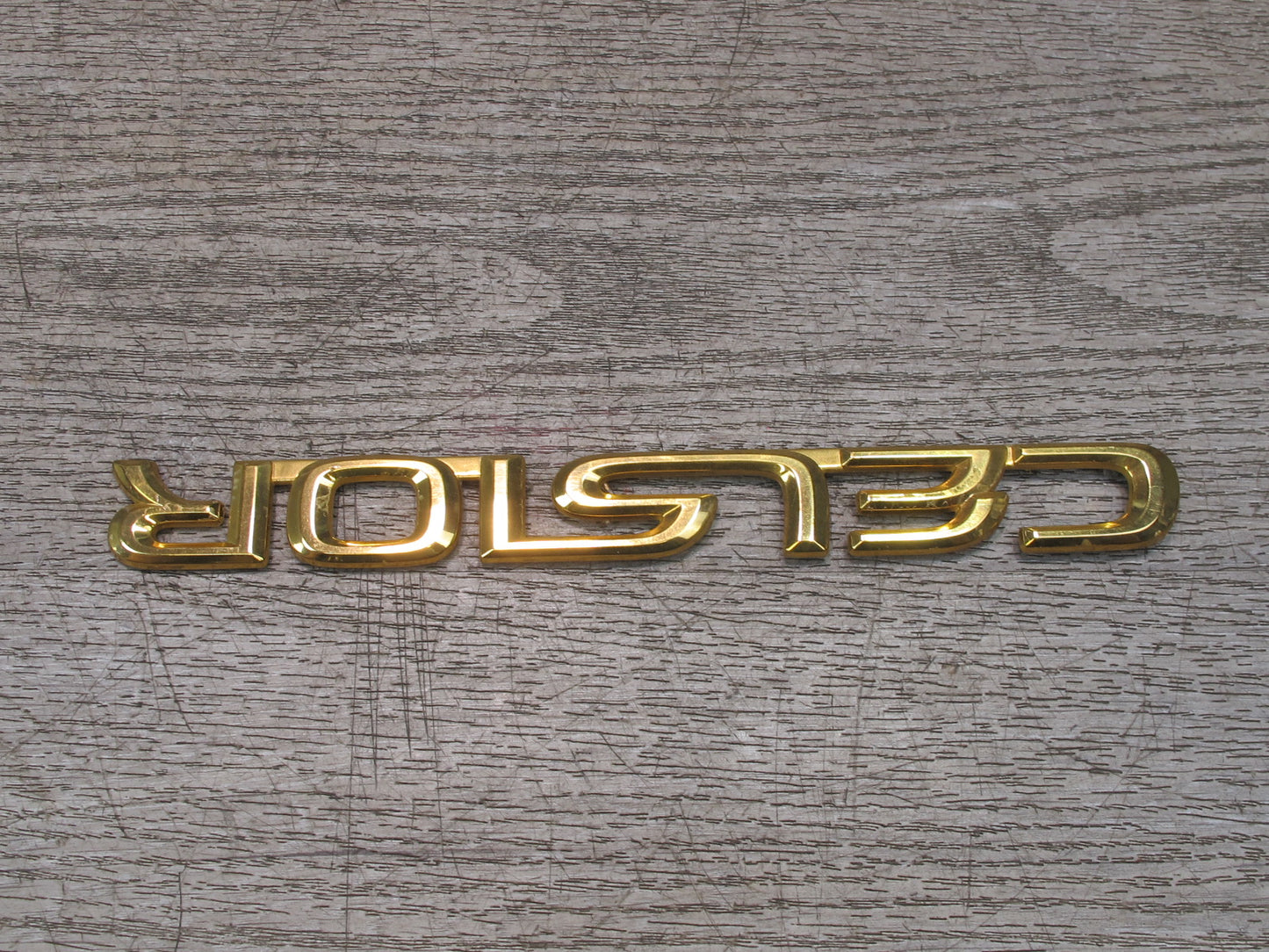 95-00 Toyota Celsior Rear Trunk Lid Badge Emblem Logo Symbol Set Gold OEM