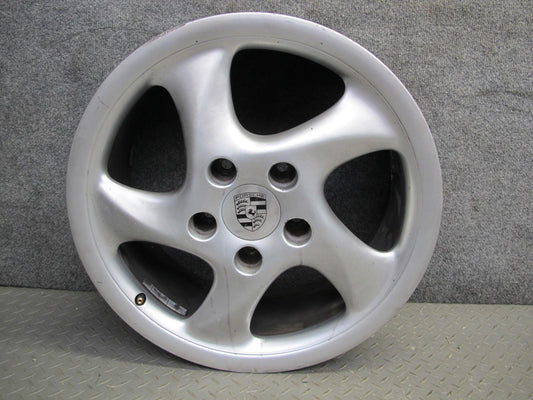 99-05 Porsche 911 Carrera 996 Factory R18" Alloy 5 Spoke Wheel Rim 18x7.5J ET50
