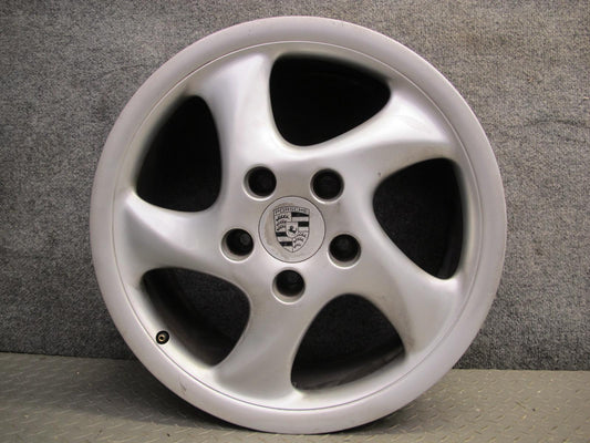 99-05 Porsche 911 Carrera 996 Factory R18" Alloy 5 Spoke Wheel Rim 18x7.5J ET50