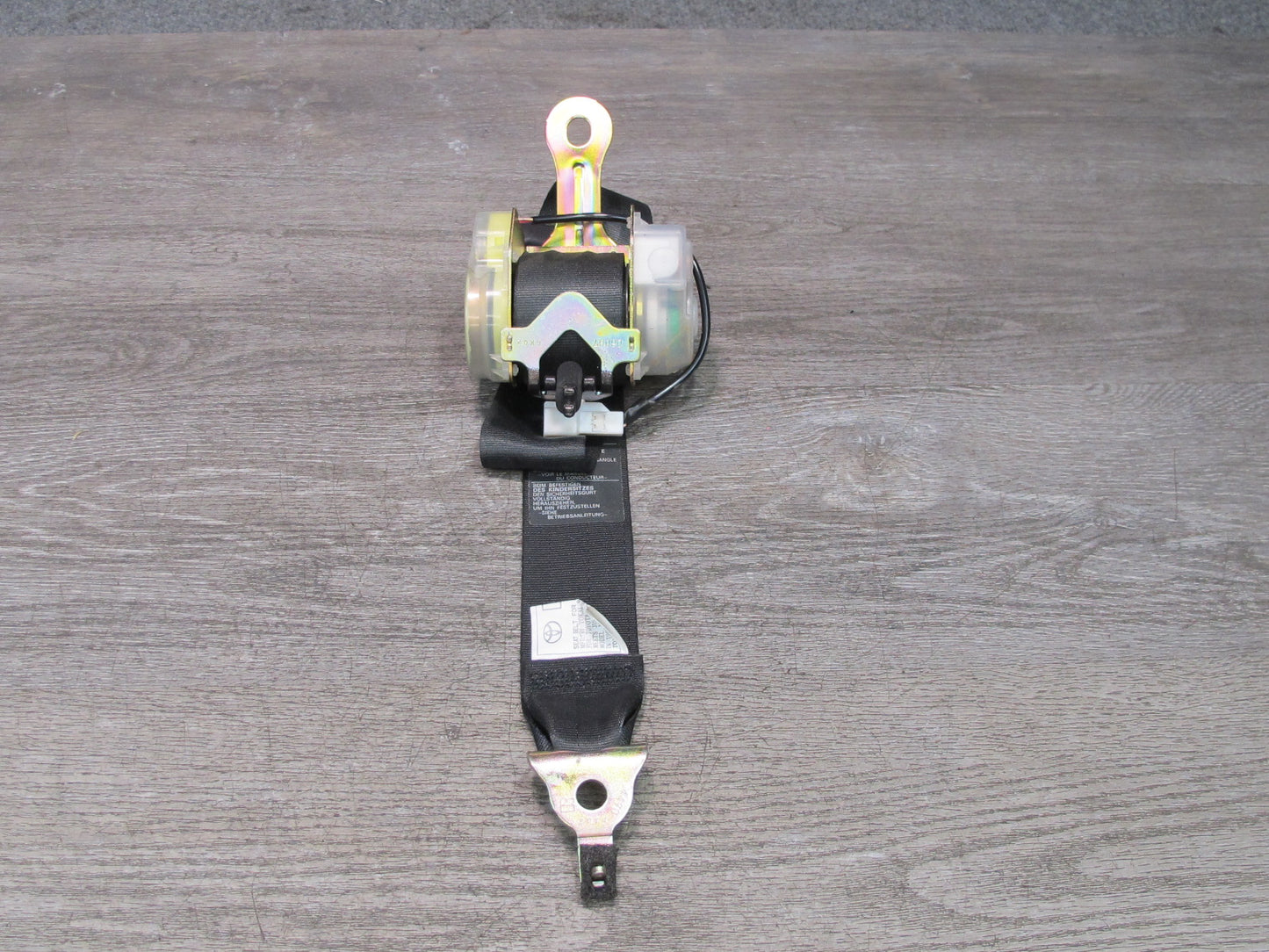 97 TOYOTA UCF20 CELSIOR SET OF 5 FRONT & REAR SEATBELT RETRACTOR OEM