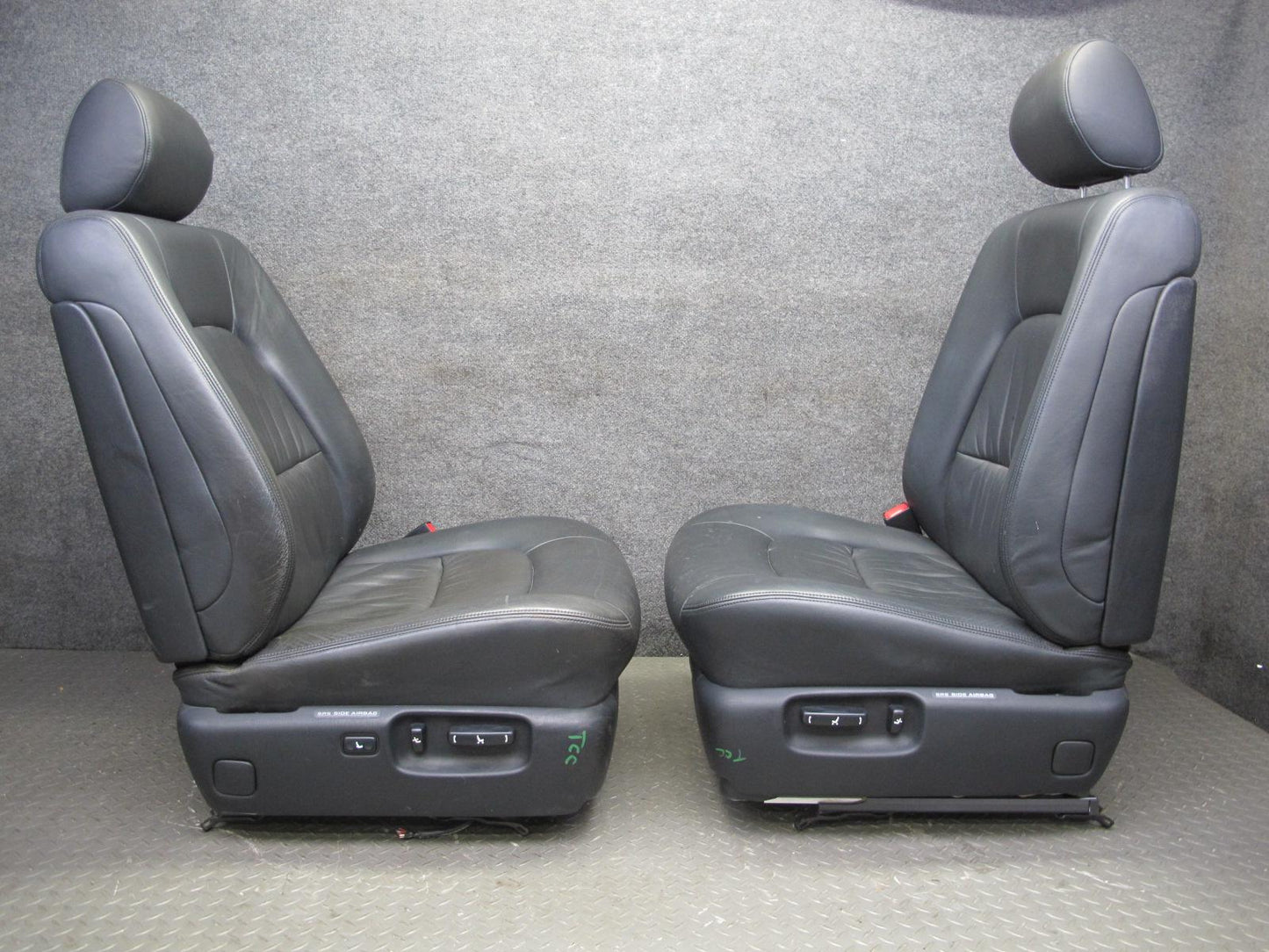 95-97 Toyota Celsior Lexus LS400 RHD Front & Rear Leather Seat Set Black 42K OEM