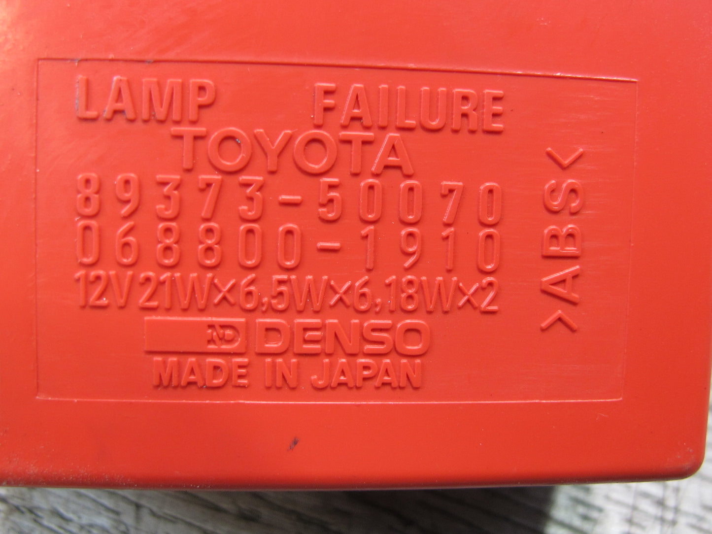 95-97 Toyota Celsior Lexus LS400 Lamp Failure Sensor Module 89373-50070 OEM