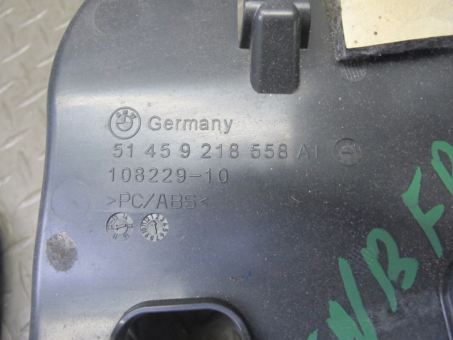 12-16 BMW F31 F34 F80 F30 335I Front Right Under Dash Lower Trim Panel Black OEM