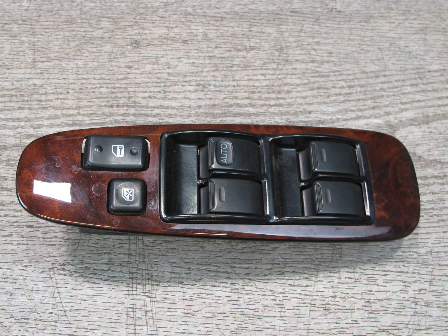 95-97 Toyota Celsior RHD Front Right Driver Door Master Window Switch w Trim OEM