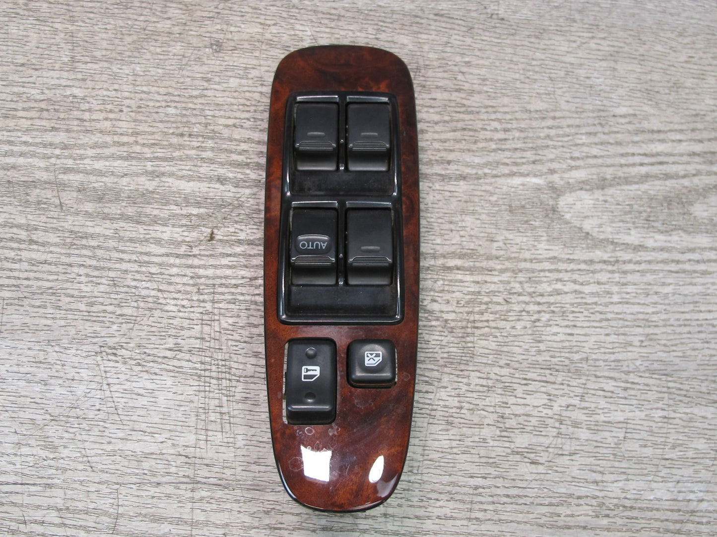 95-97 Toyota Celsior RHD Front Right Driver Door Master Window Switch w Trim OEM