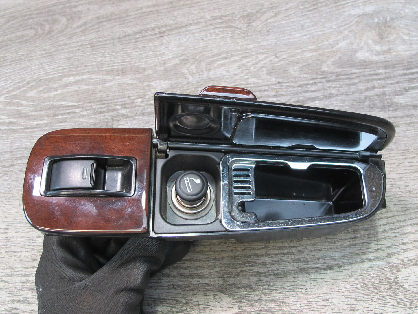 95-97 Toyota Celsior Lexus LS400 Rear Left Door Ashtray Window Switch & Trim OEM