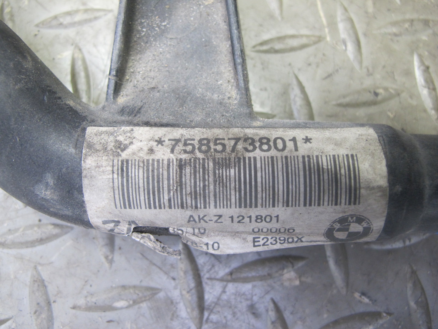 09-16 BMW E89 Z4 N54 DCT Engine Radiator Coolant Hose Pipe Line Set OEM