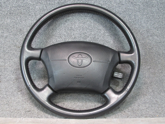 97 TOYOTA UCF20 CELSIOR FRONT RIGHT DRIVER SIDE STEERING WHEEL W/ SRS AIRBAG OEM
