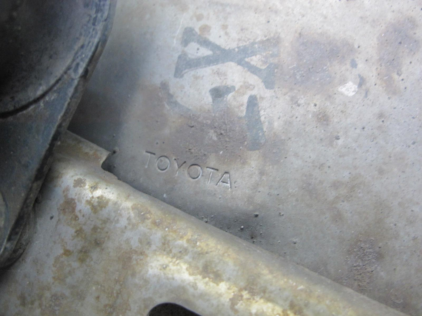 10-15 Lexus IS250 Convertible Rear Left Driver Side Exhaust Muffler OEM