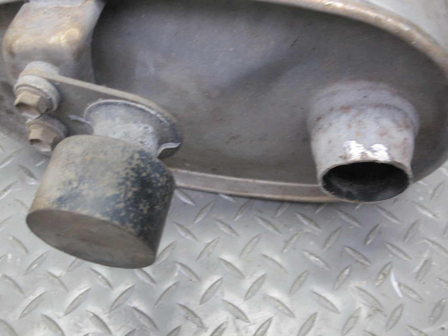 10-15 Lexus IS250 Convertible Rear Left Driver Side Exhaust Muffler OEM