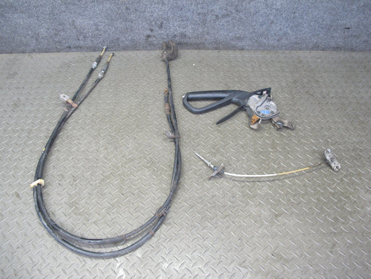 04-08 Mazda RX8 A/T Parking Emergency Brake Handle w Cable Set OEM