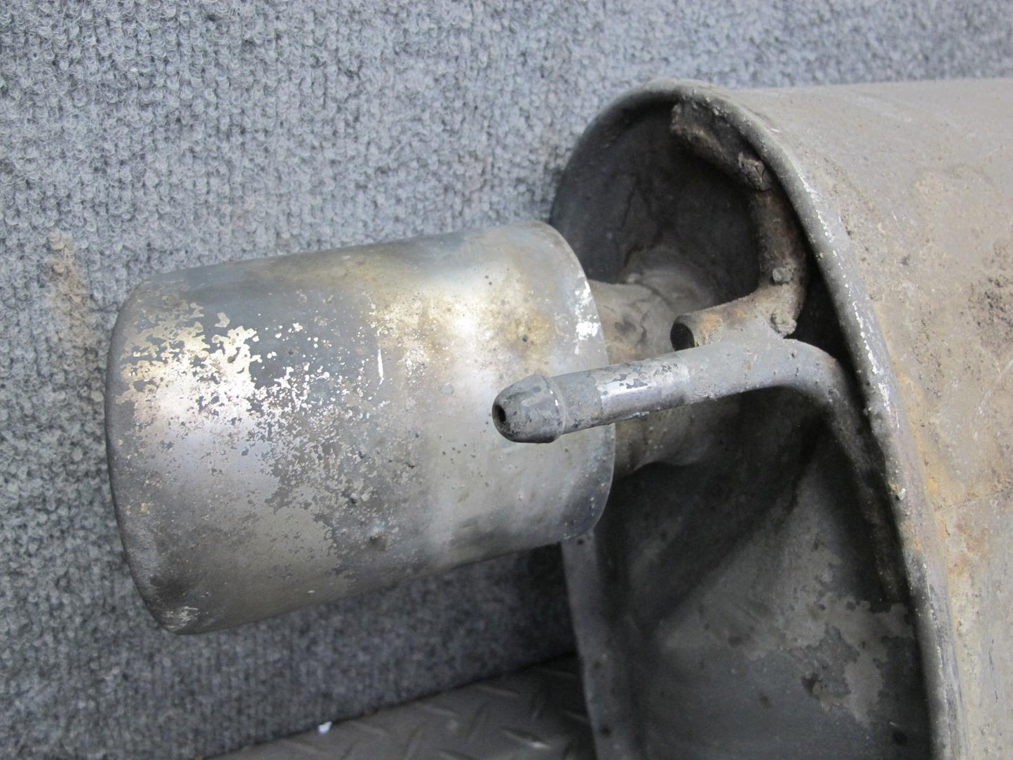 10-15 Lexus IS250 Convertible Rear Left Driver Side Exhaust Muffler OEM