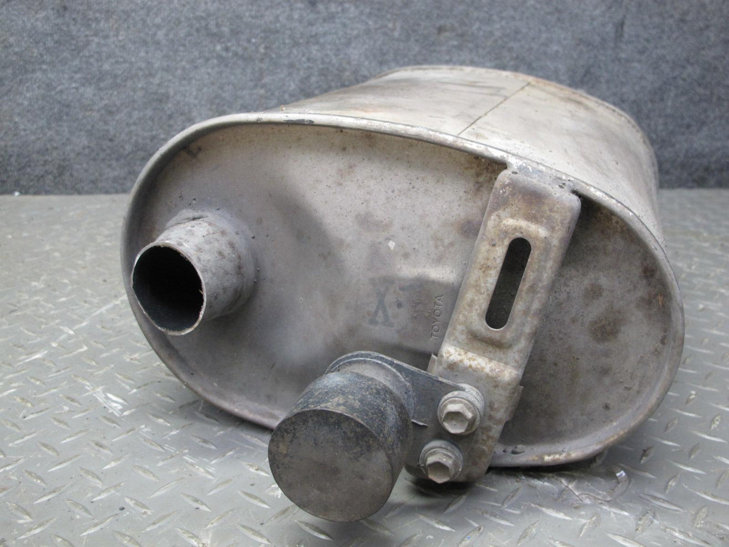10-15 Lexus IS250 Convertible Rear Left Driver Side Exhaust Muffler OEM