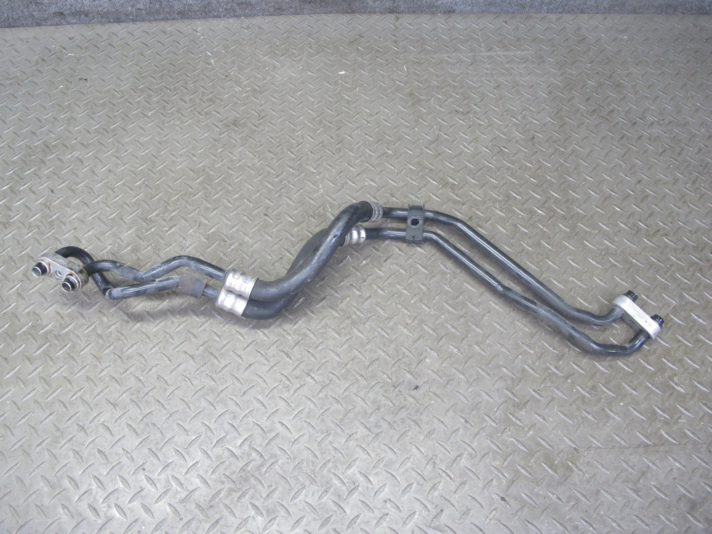 12-15 BMW F32 F33 F30 335I N55 Engine Oil Cooler Hose Pipe Line OEM