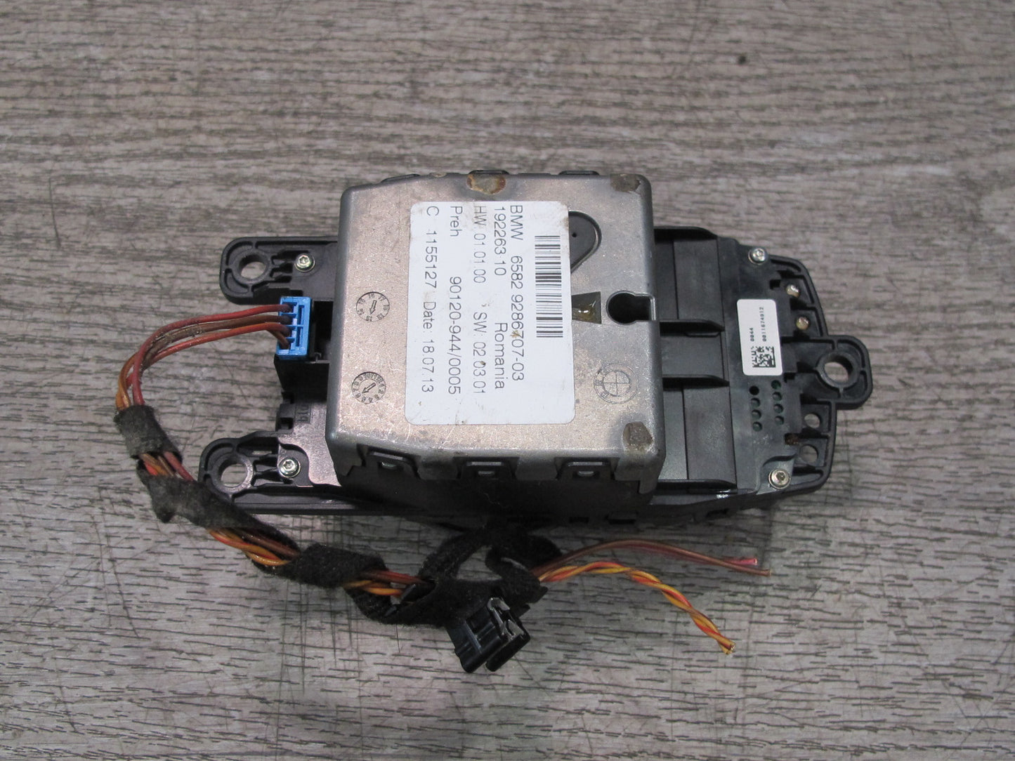 2012-2018 BMW F12 F13 F06 M6 idrive Media Navigation Radio Phone Control Switch