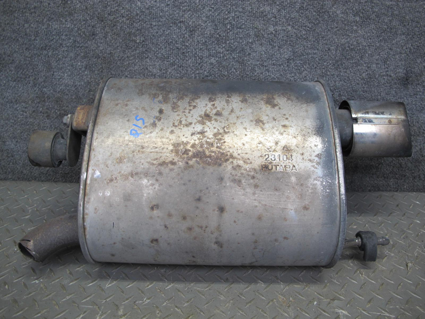 10-15 Lexus IS250 Convertible Rear Left Driver Side Exhaust Muffler OEM