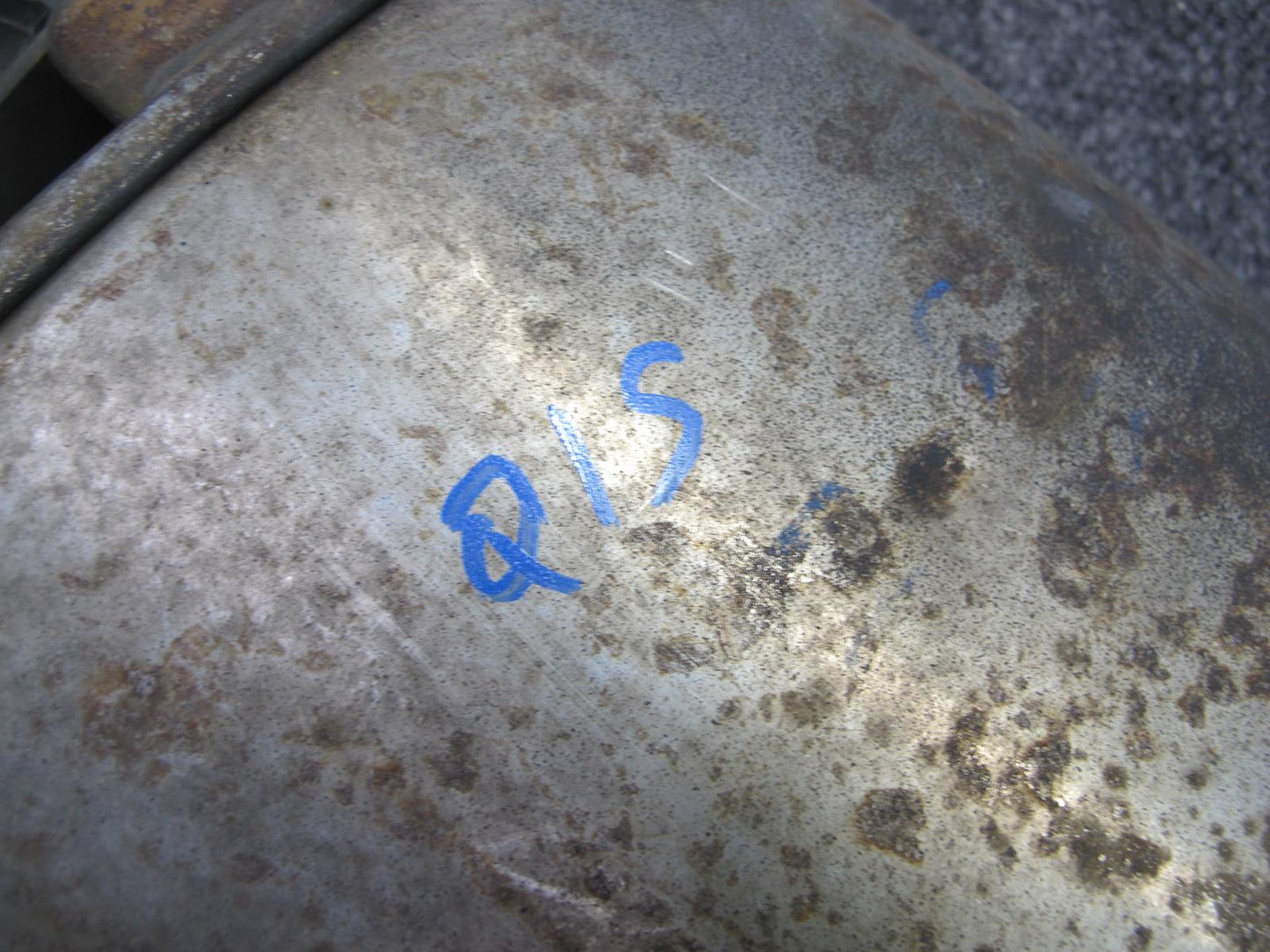 10-15 Lexus IS250 Convertible Rear Left Driver Side Exhaust Muffler OEM
