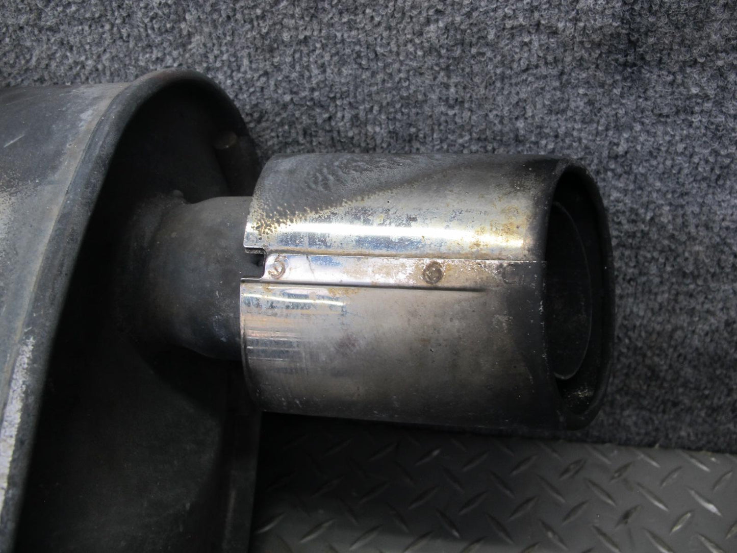 10-15 Lexus IS250 Convertible Rear Left Driver Side Exhaust Muffler OEM