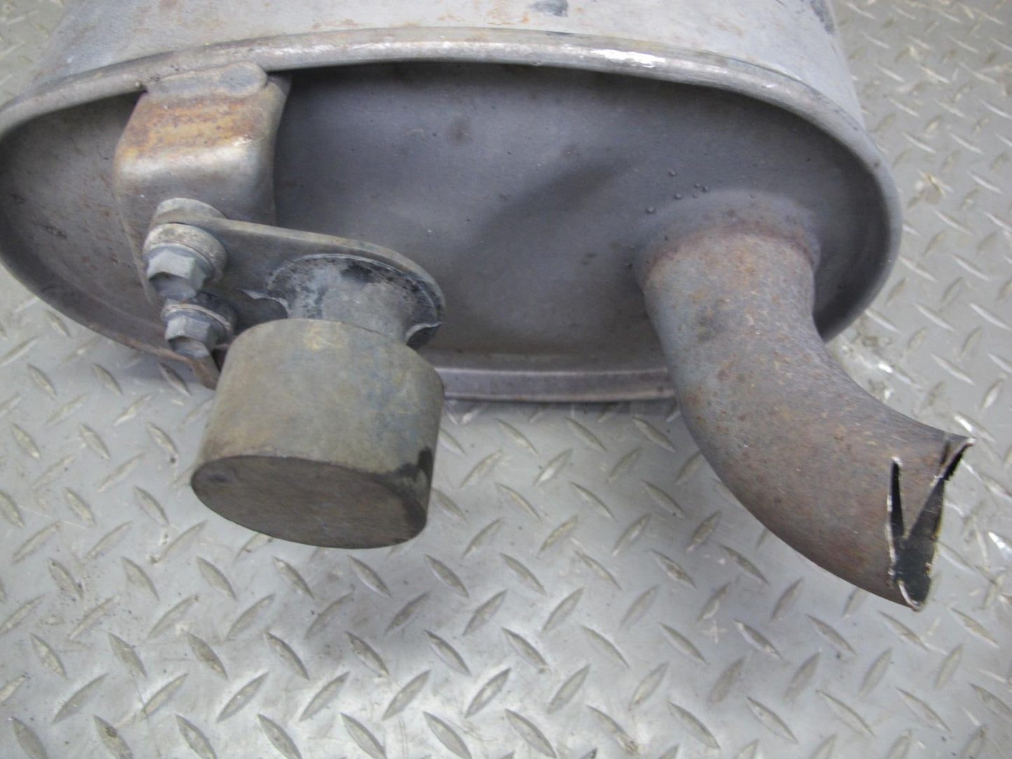 10-15 Lexus IS250 Convertible Rear Left Driver Side Exhaust Muffler OEM