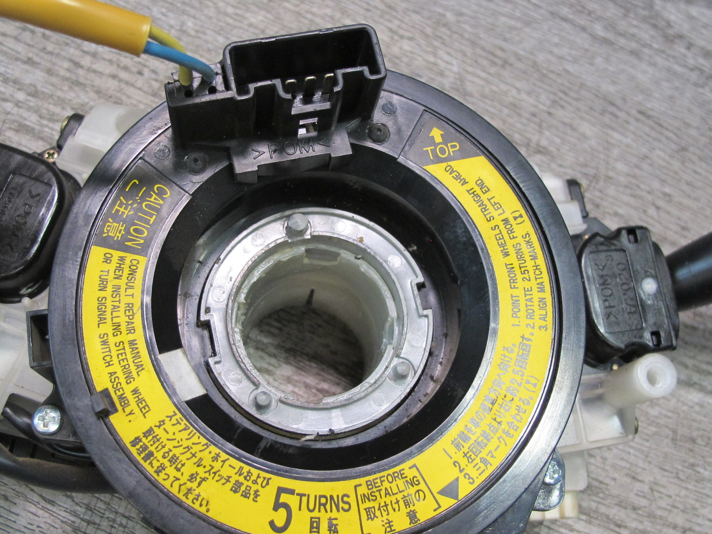 97 TOYOTA UCF20 CELSIOR STEERING COLUMN SWITCHES CLOCK SPRING ASSEMBLY OEM