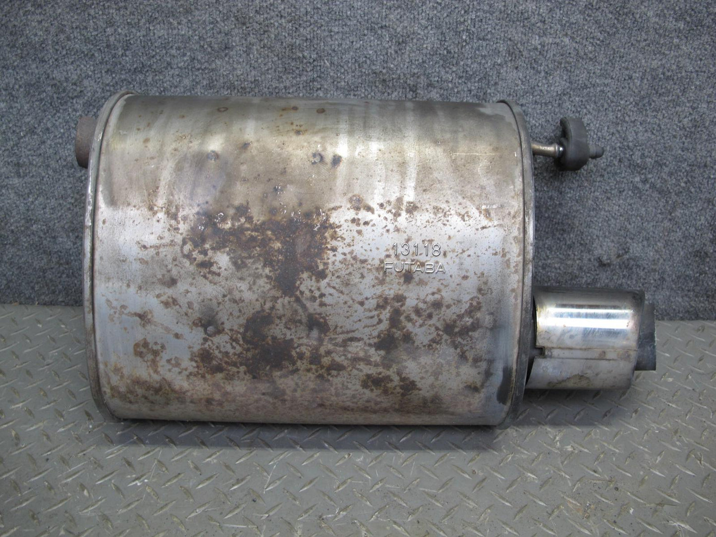 10-15 Lexus IS250 Convertible Rear Right Passenger Side Exhaust Muffler OEM