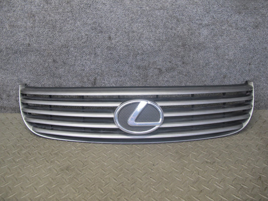 02-05 Lexus Z40 SC430 Front Bumper Chrome Grille w Emblem OEM