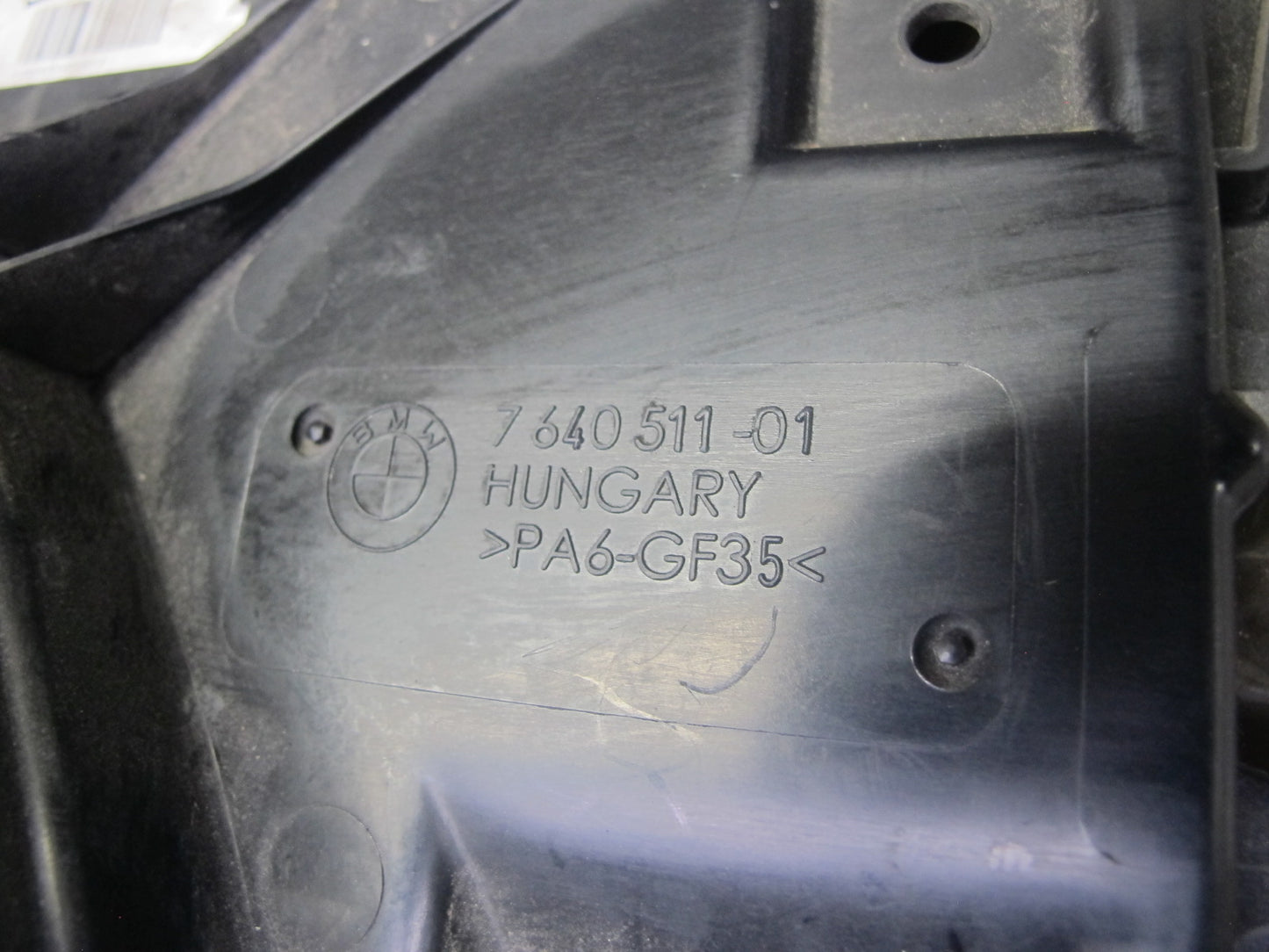 12-15 BMW F30 335i 600W Radiator Electric Cooling Fan 7640511 OEM