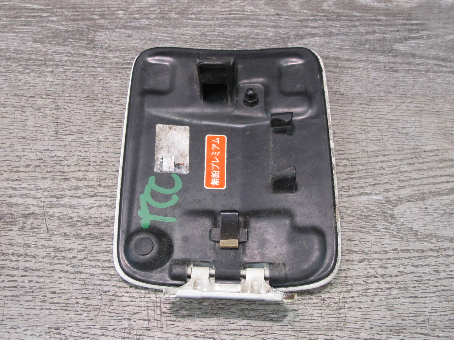 95-97 Toyota Celsior Lexus LS400 UCF20 Fuel Door Lid Cover White w Housing OEM