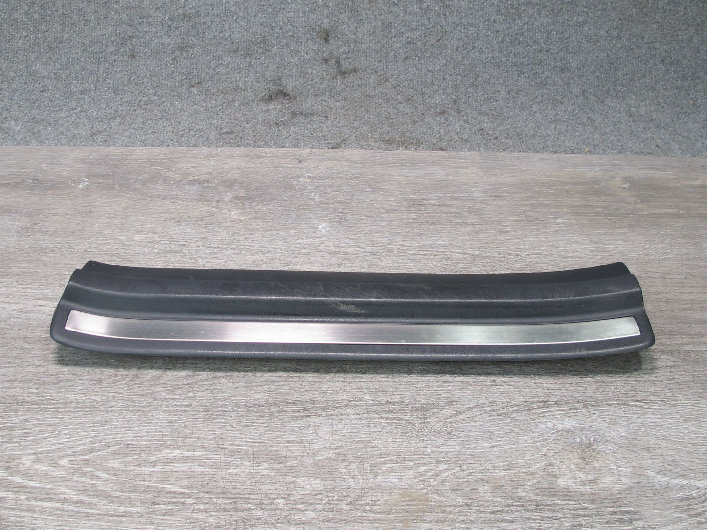 95-00 Toyota Celsior Lexus LS400 Rear Door Scuff Sill Plate Trim Set Black OEM