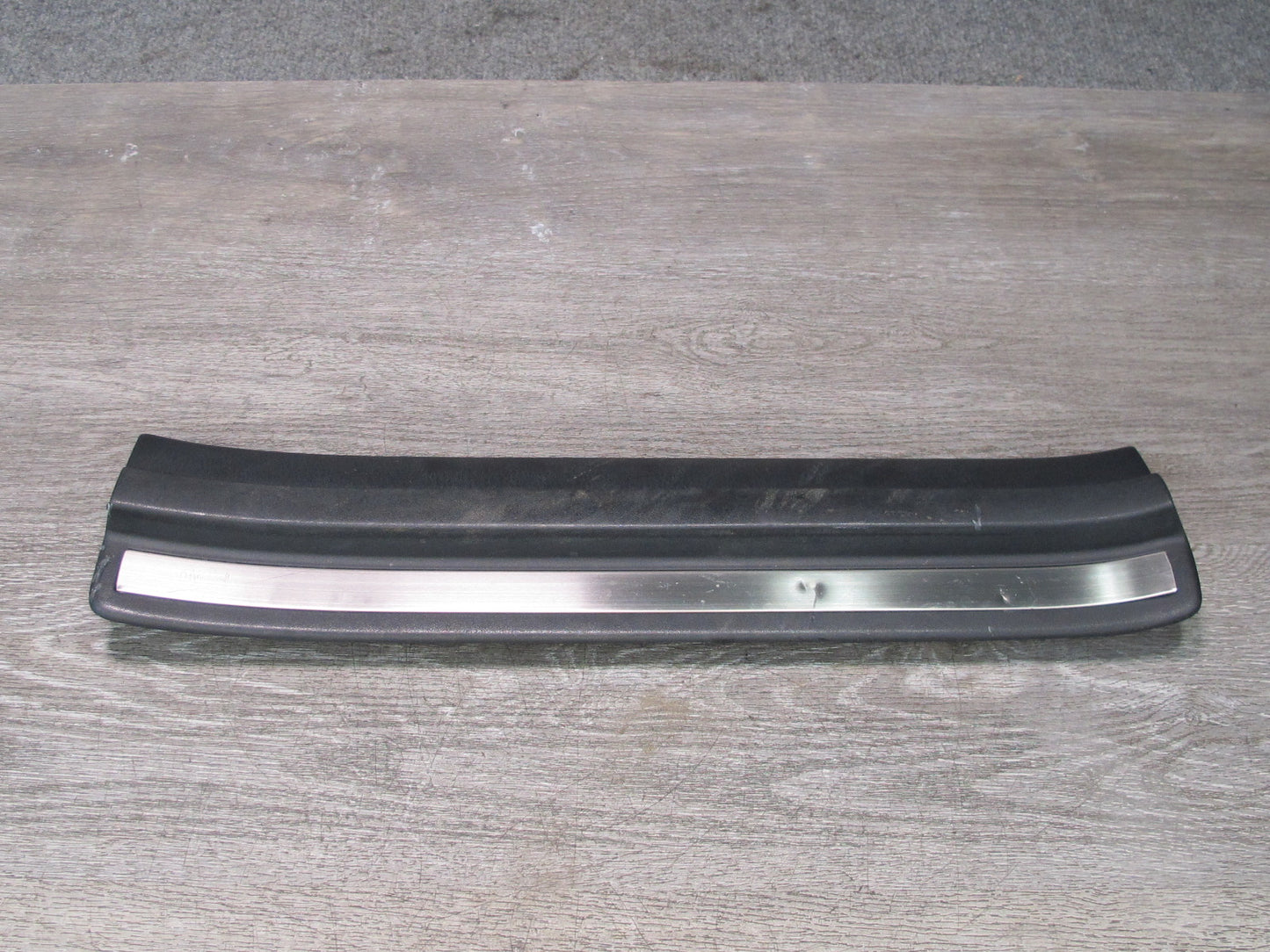 95-00 Toyota Celsior Lexus LS400 Rear Door Scuff Sill Plate Trim Set Black OEM