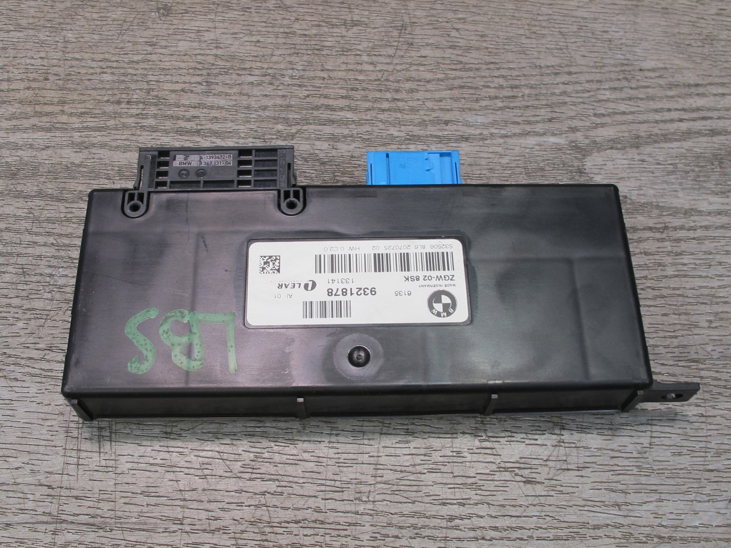 2012-2018 BMW F12 F13 F06 M6 Central Gateway Control Module 9321878