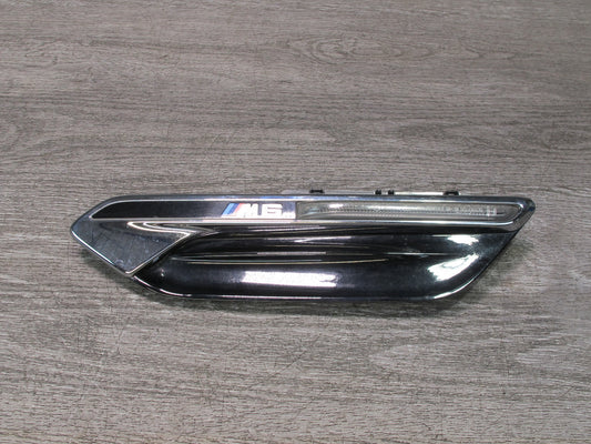 2012-2018 BMW F12 F13 M6 S63T Left Driver Side Fender Turn Signal Light Trim